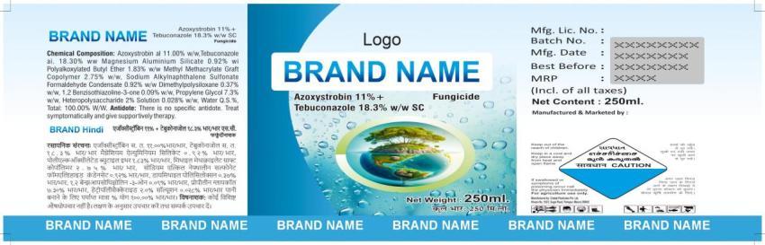 Azoxystrobin 11%   Tebuconazole 18 3 SC