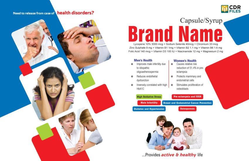 Multivitamin Multimineral Capsule Syrup Design Visual Aid