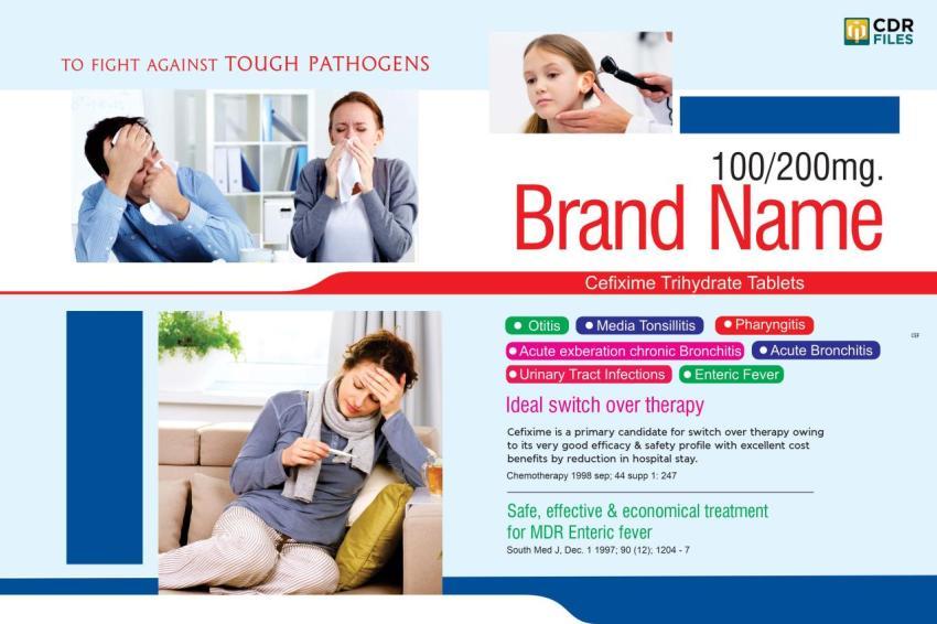 Cefixime Trihydrate 100 200mg Tablets