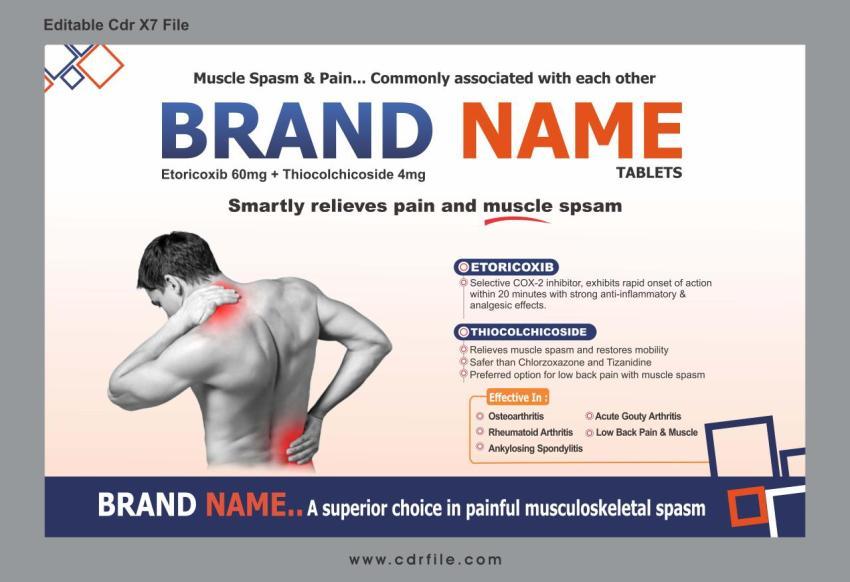 Etoricoxib 60mg   Thiocolchicoside 4mg