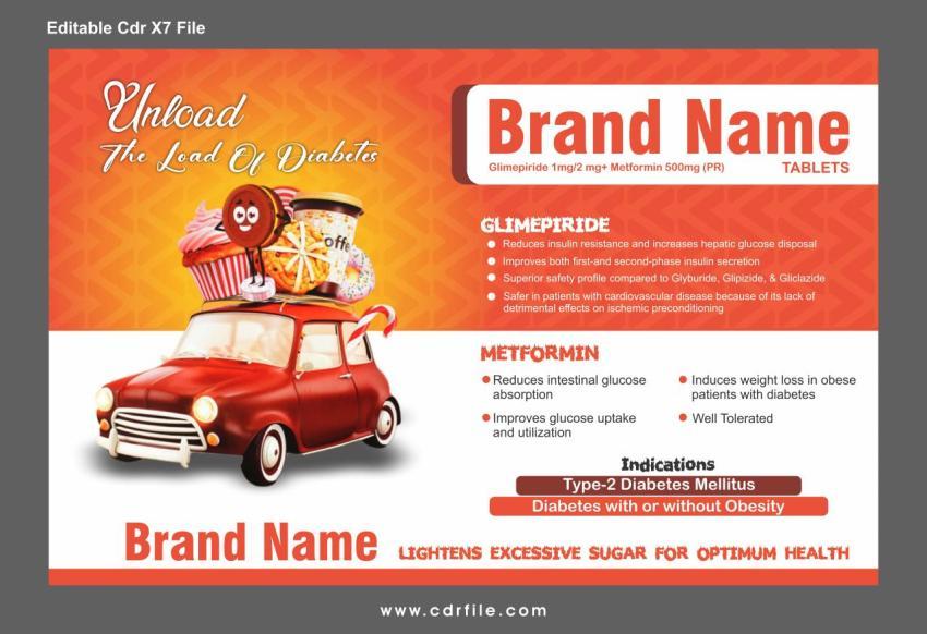 Glimepiride + Metformin 500mg