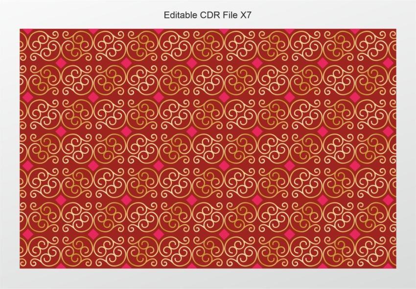 Maroon golden colour vector luxury floral