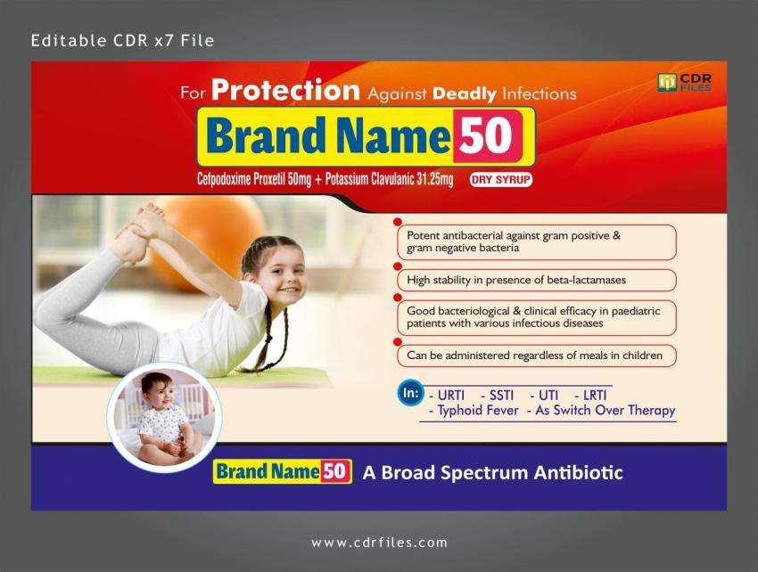 Cefpodoxime Proxetil 50mg   Potassium Clavulanic 31 25mg Dry Syrup