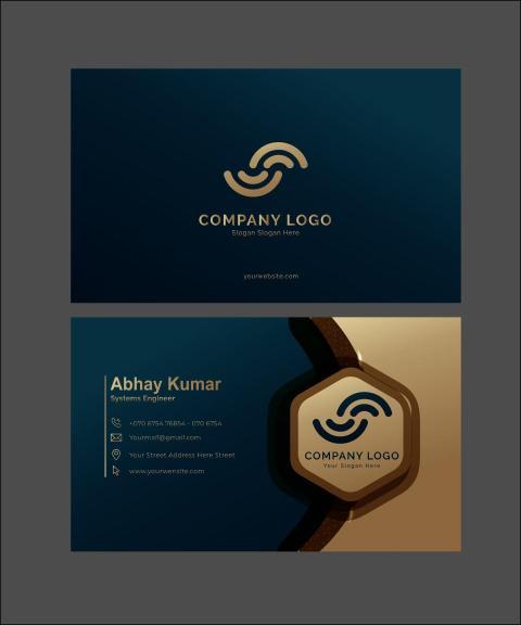Luxury Visiting Card